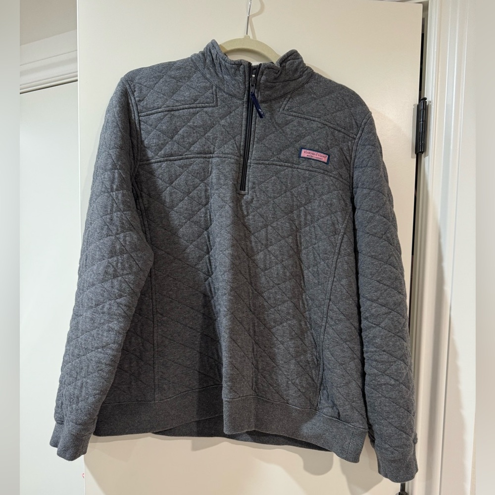 Vineyard Vines quilted 1/4 zip pullover